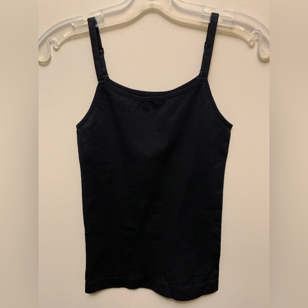 NWOT SHAPERMINT Essentials Classic Black Cami - Picture 2 of 4